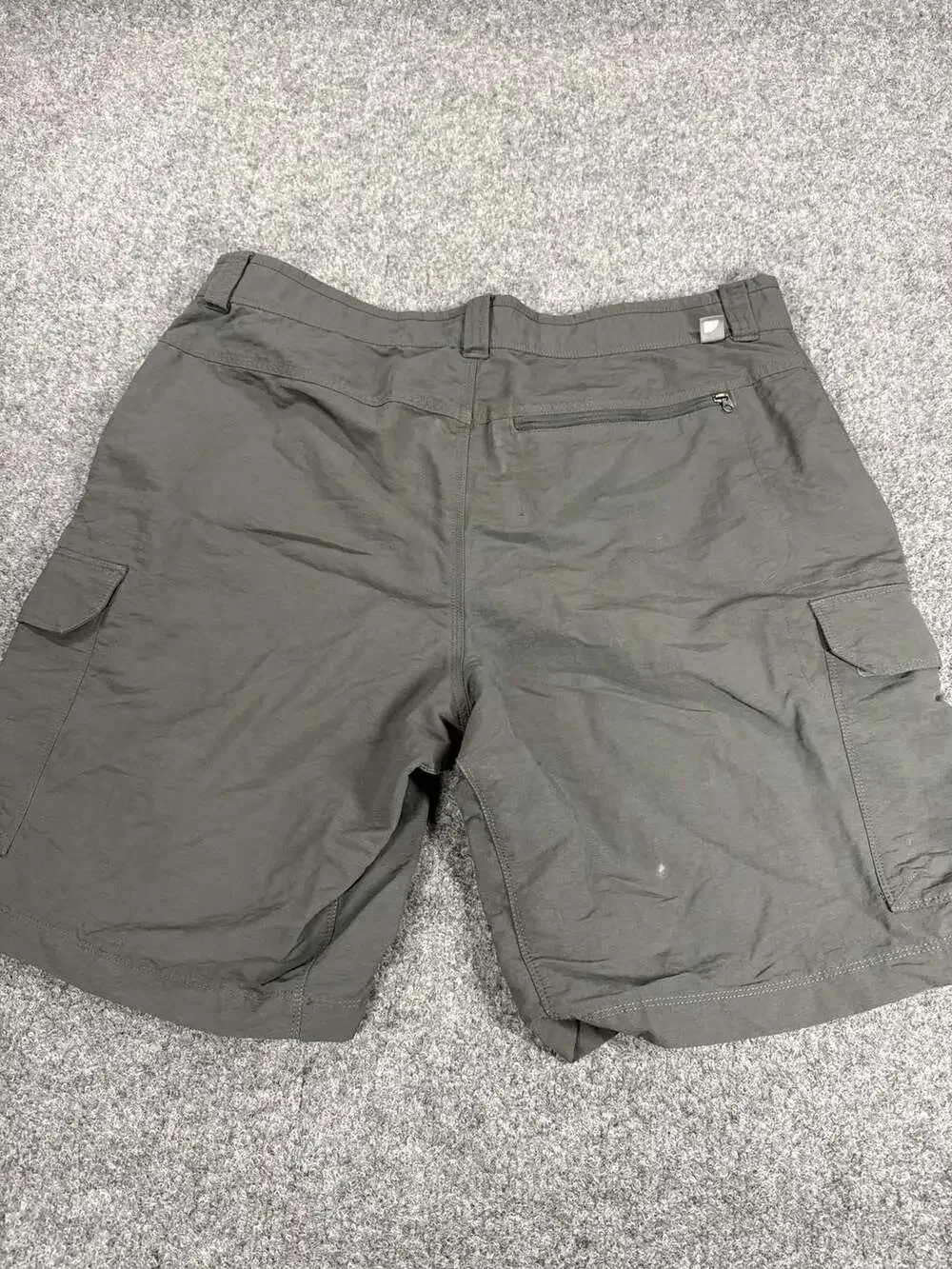 The North Face Men's Hiking Cargo Shorts Olive Green Size 36